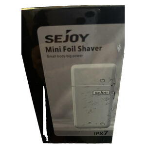 Mini Foil Shaver Sejoy Model IPX7 Small boy Big Power USB Charging New